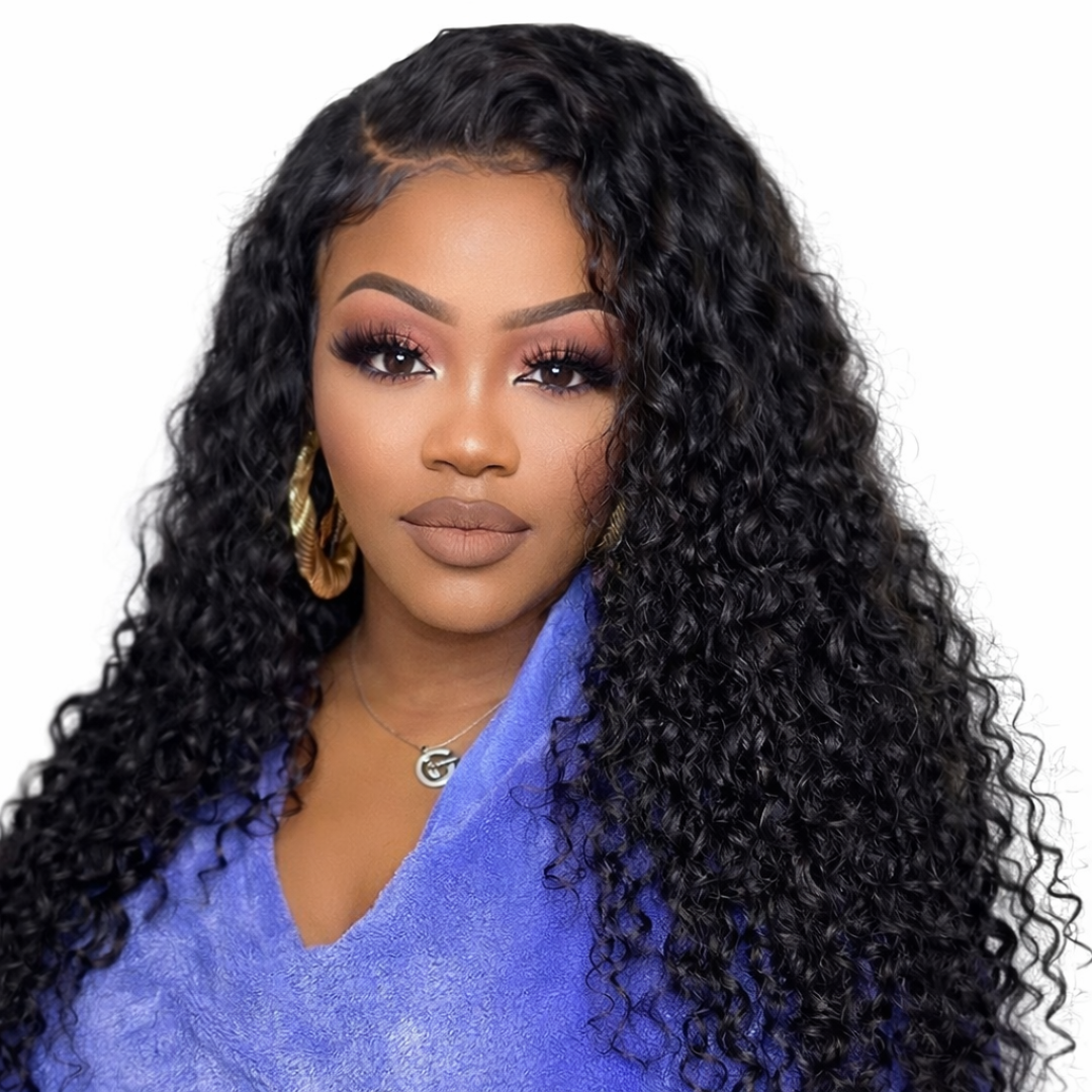Brazilian Glossy Cascading Curly Wig